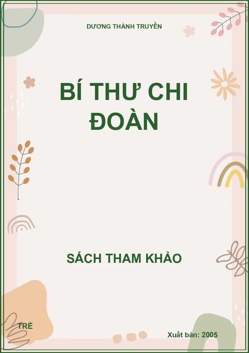 BÍ THƯ CHI ĐOÀN