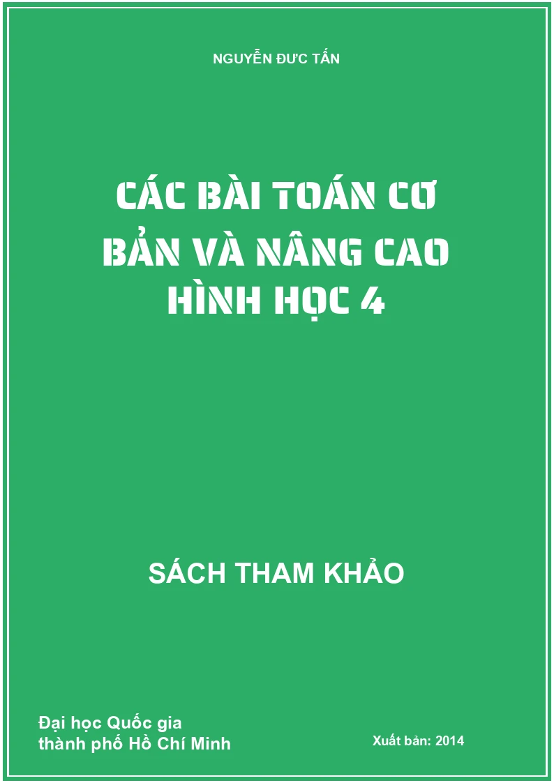 Các Bài Toán Cơ Bản Và Nâng Cao Hình Học 4