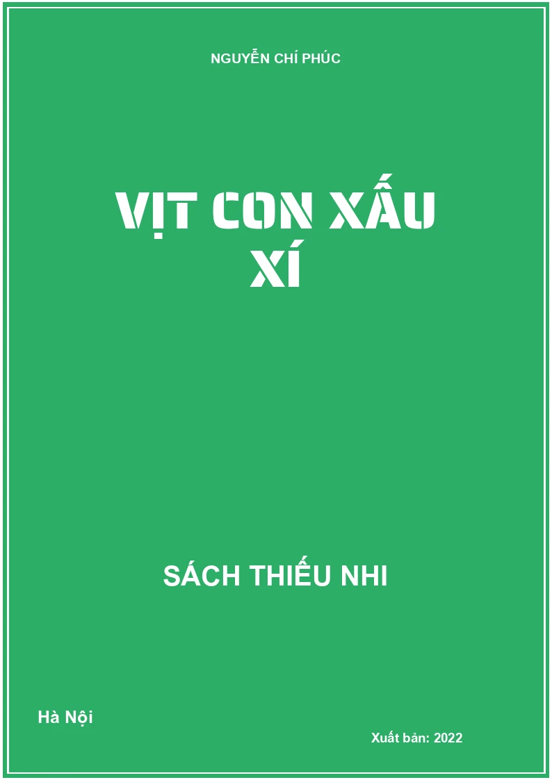 VỊT CON XẤU XÍ