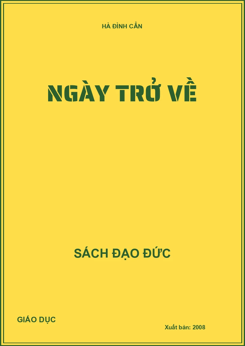 NGÀY TRỞ VỀ