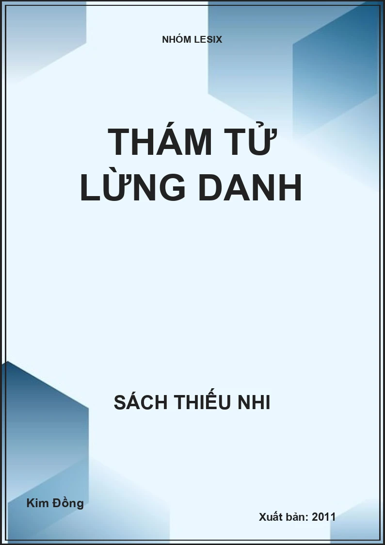 THÁM TỬ LỪNG DANH
