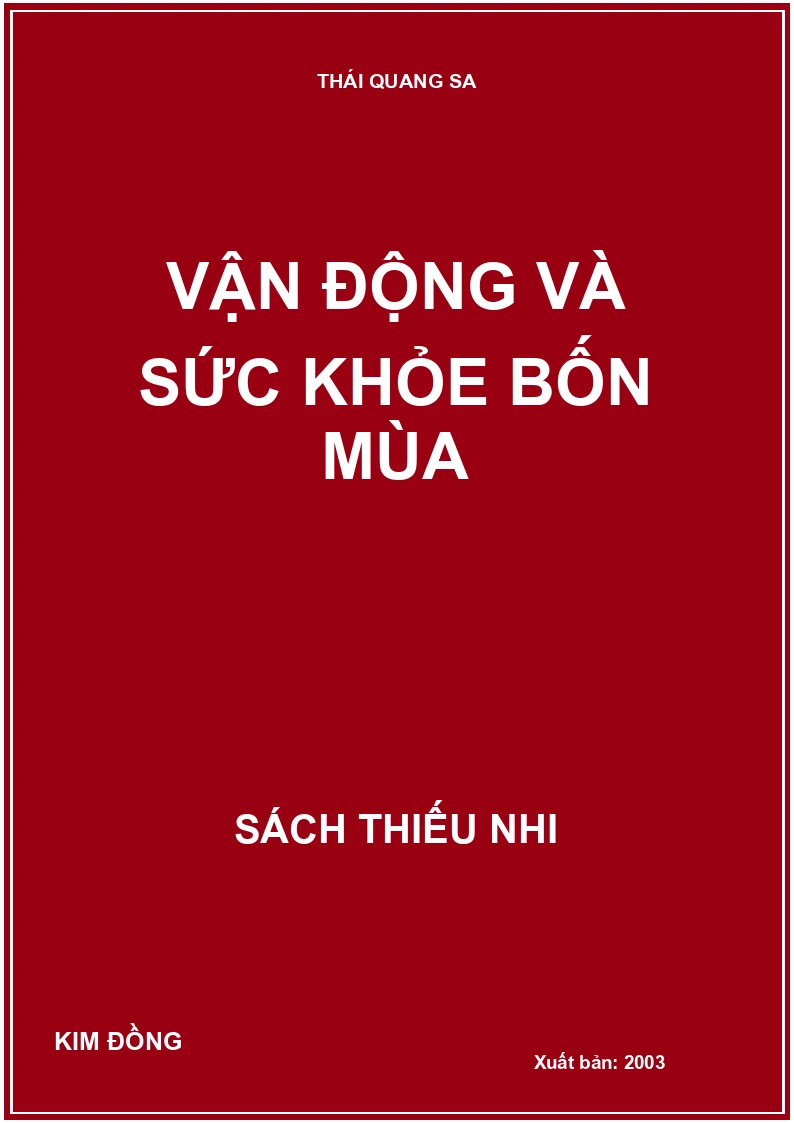 VẬN ĐỘNG VÀ SỨC KHỎE BỐN MÙA