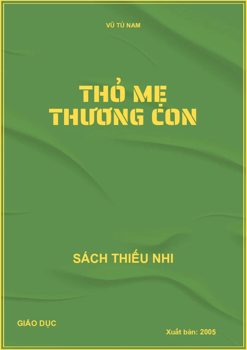 THỎ MẸ THƯƠNG CON
