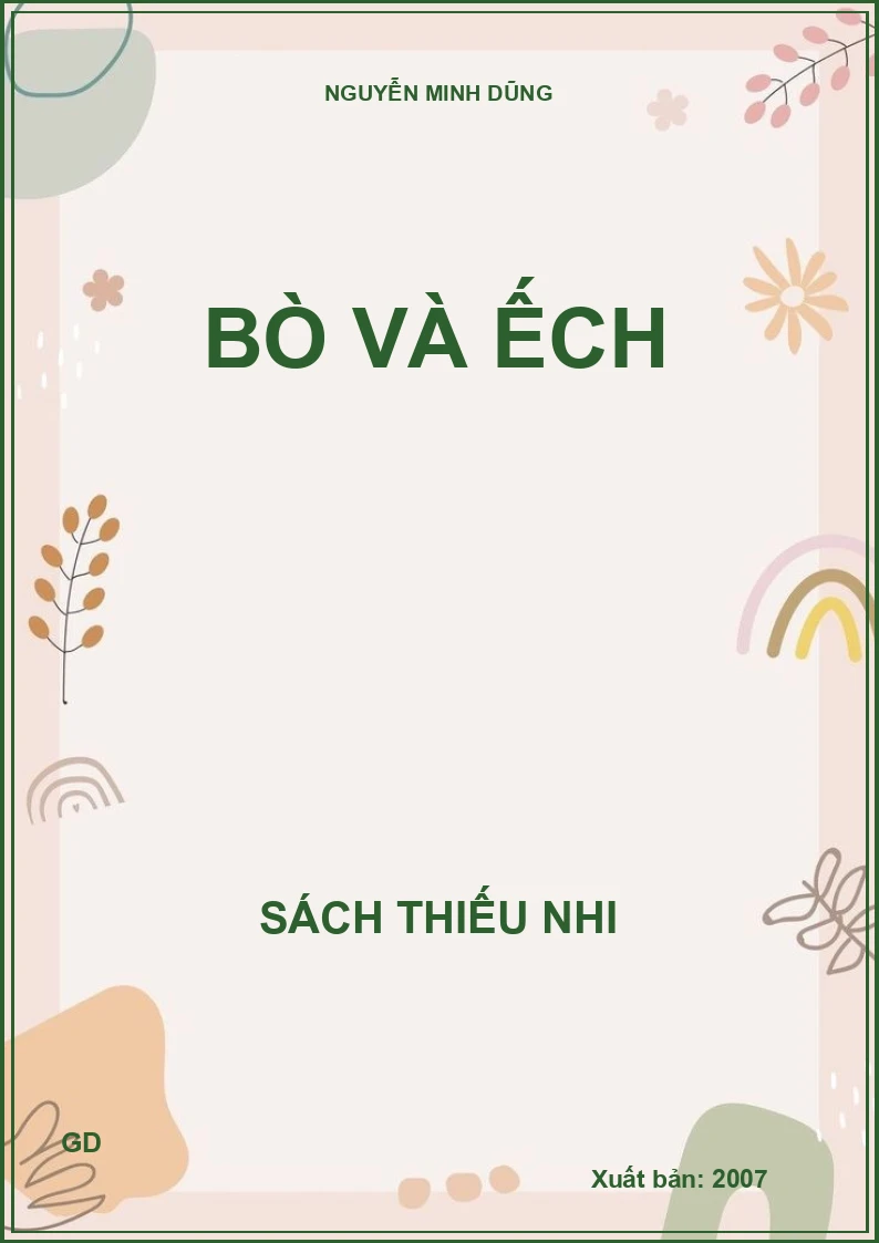 BÒ VÀ ẾCH