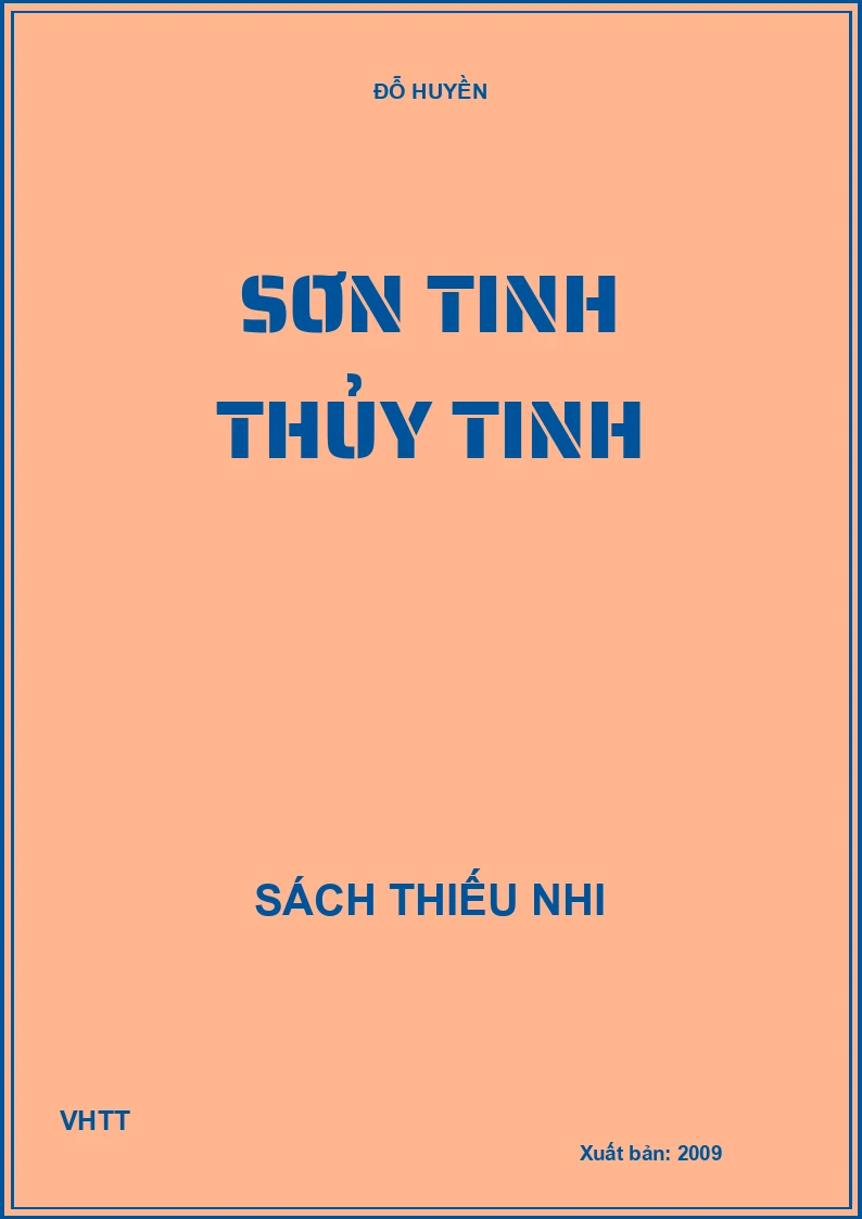 SƠN TINH THỦY TINH