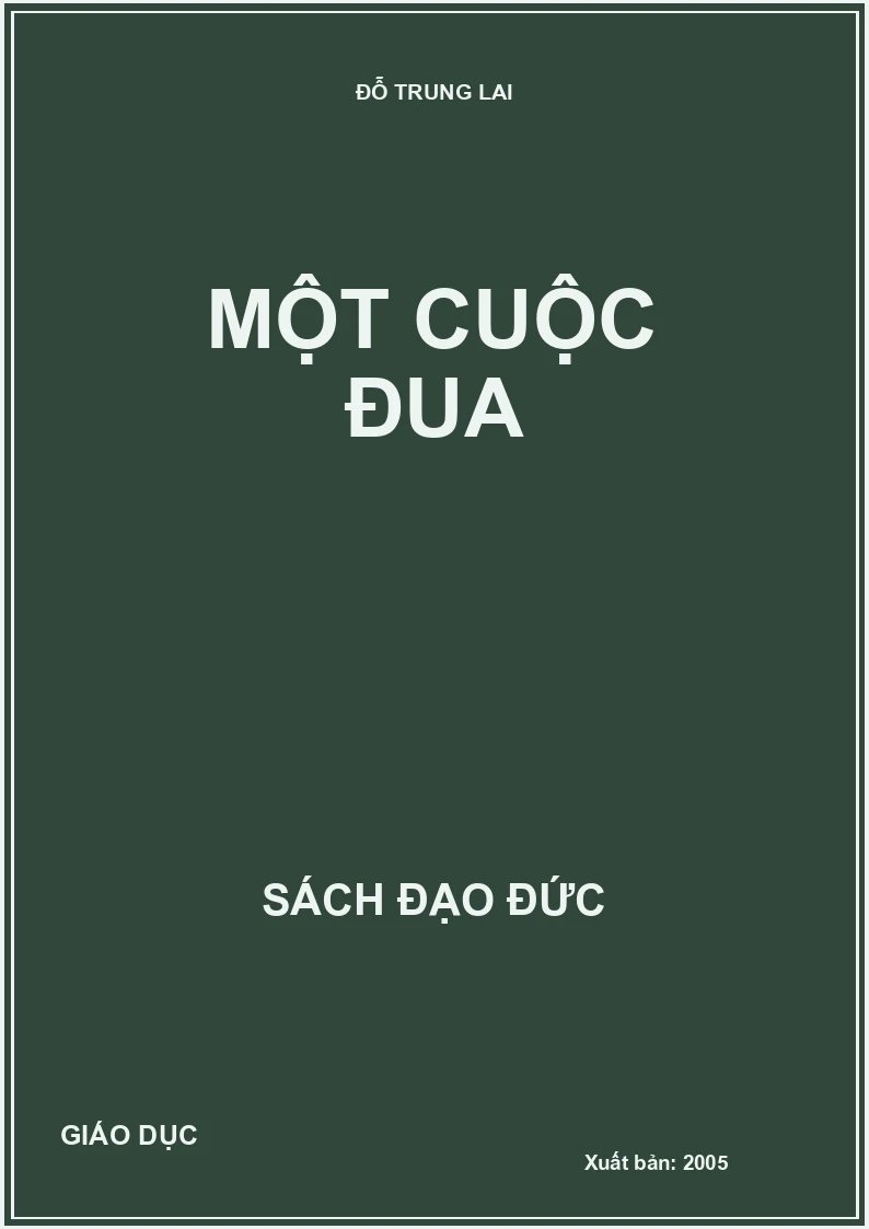 MỘT CUỘC ĐUA