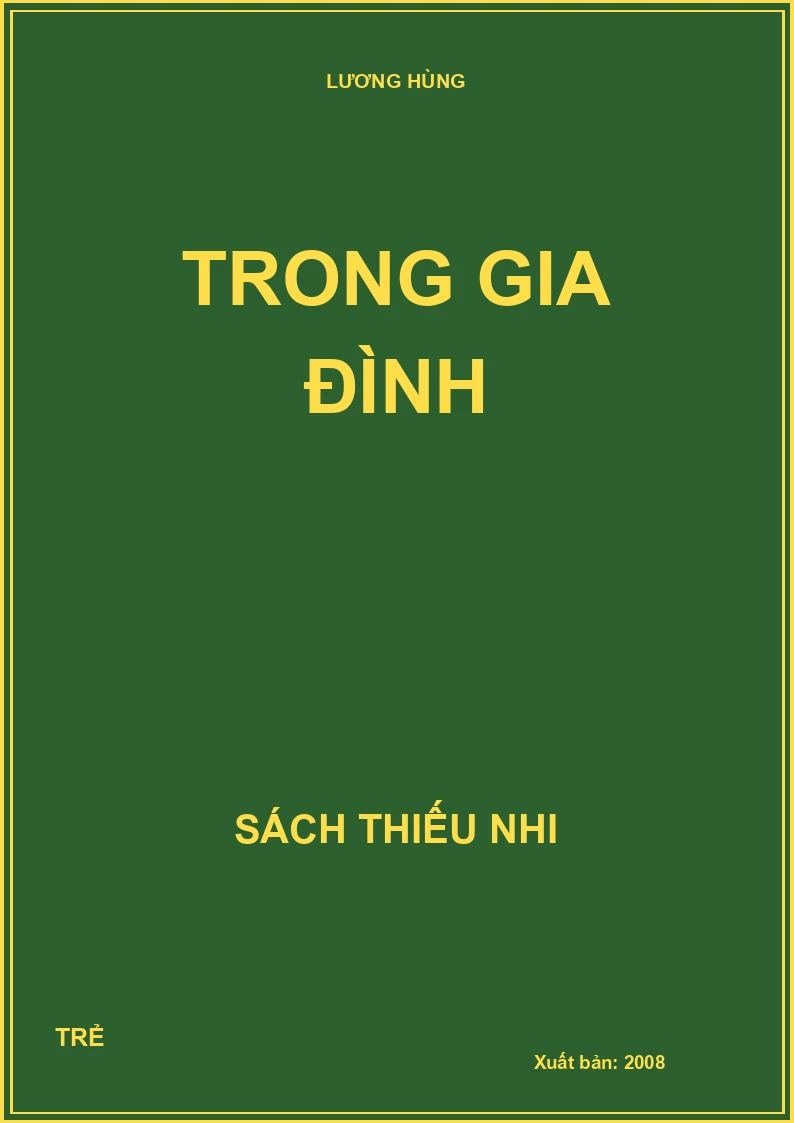 TRONG GIA ĐÌNH