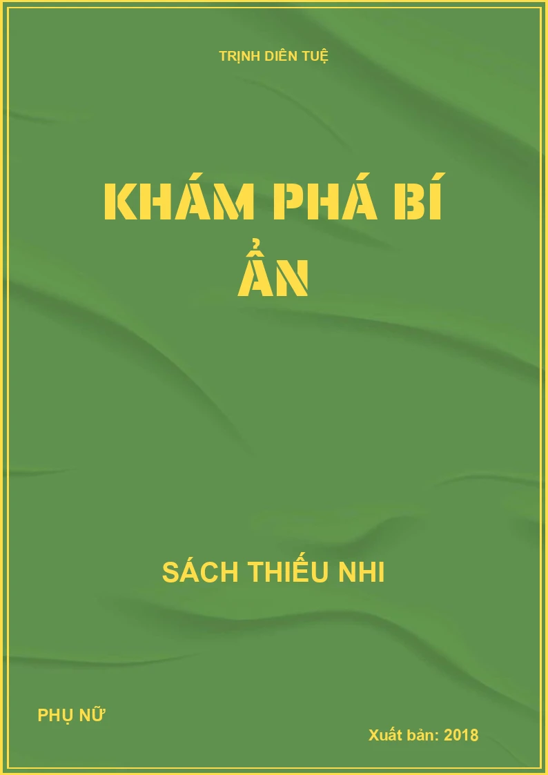 KHÁM PHÁ BÍ ẨN