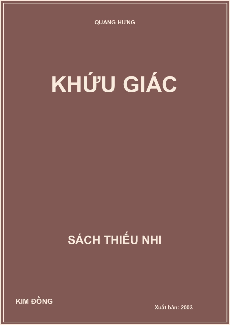 KHỨU GIÁC