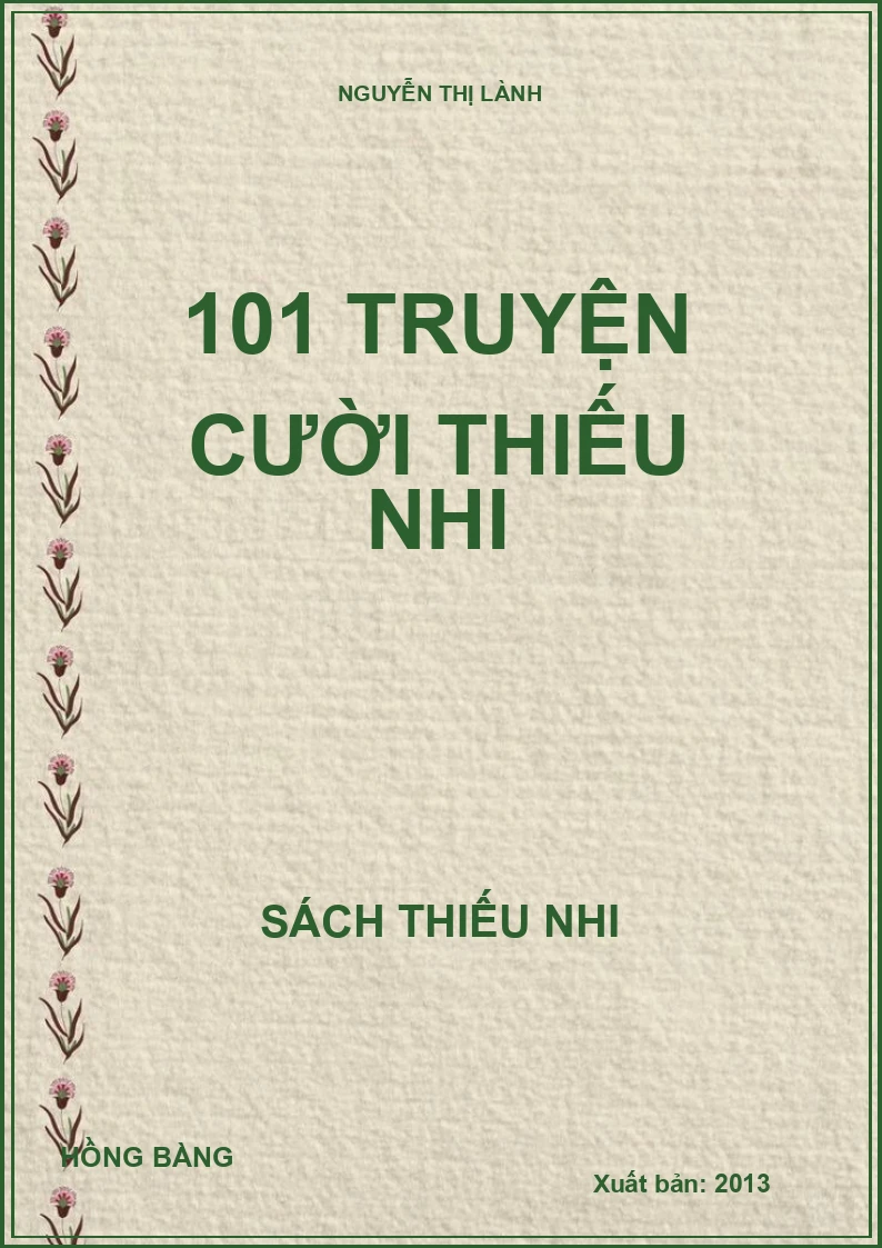 101 TRUYỆN CƯỜI THIẾU NHI