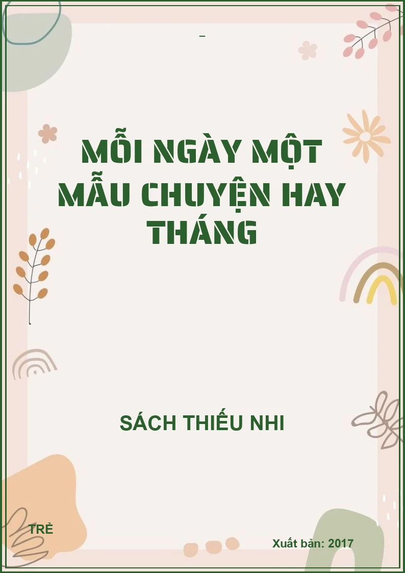 MỖI NGÀY MỘT MẪU CHUYỆN HAY THÁNG
