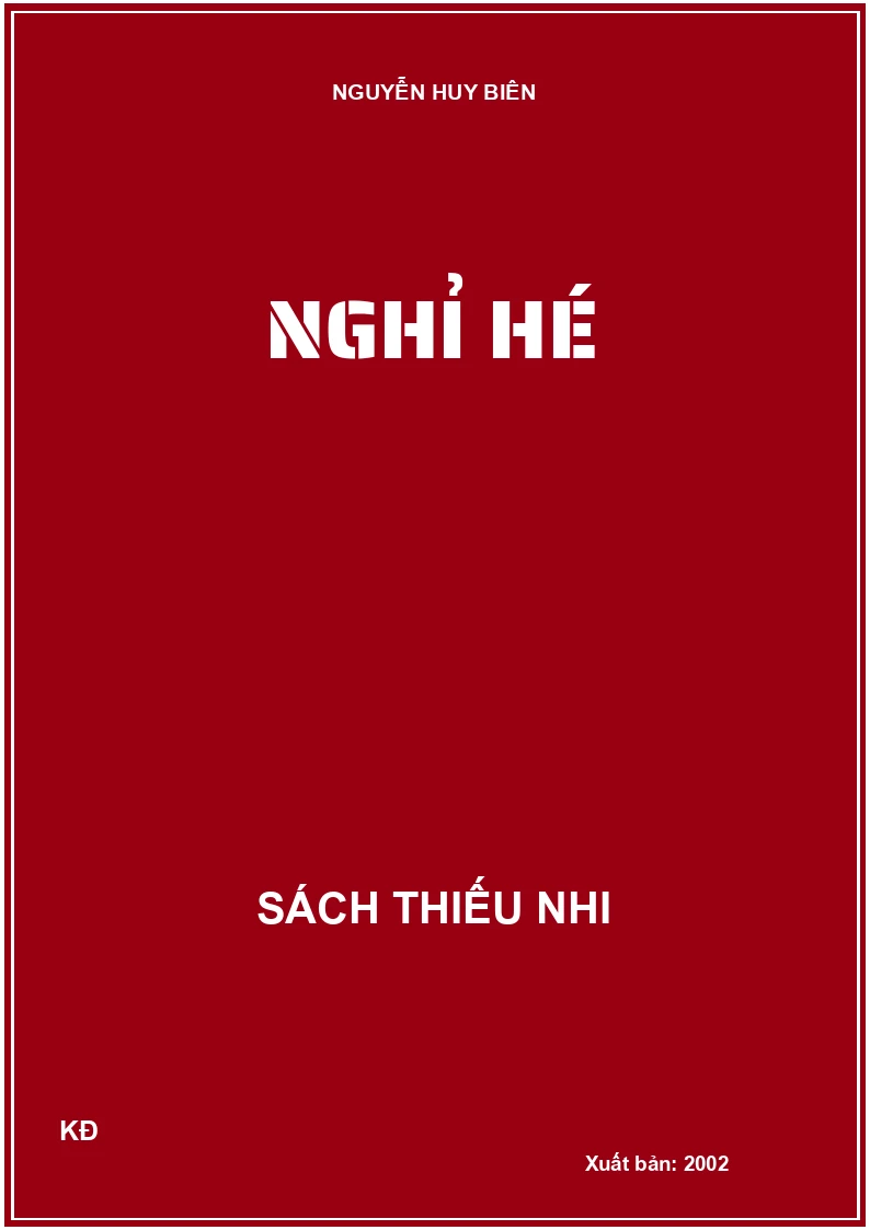 NGHỈ HÈ