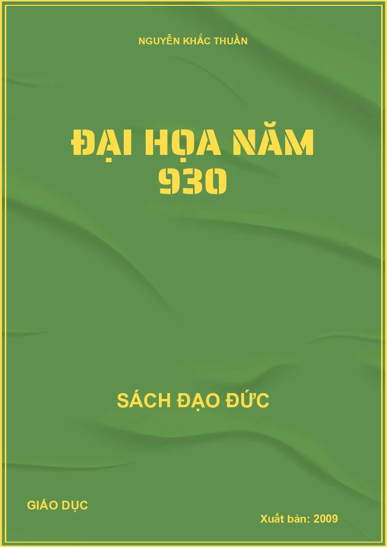 ĐẠI HỌA NĂM 930
