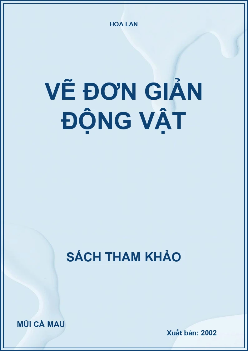 VẼ ĐƠN GIẢN ĐỘNG VẬT