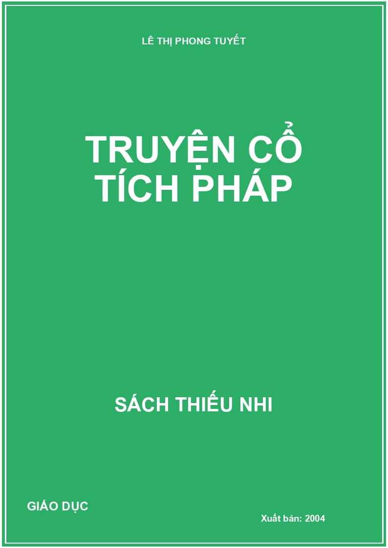 TRUYỆN CỔ TÍCH PHÁP