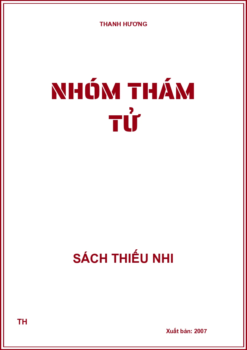 NHÓM THÁM TỬ