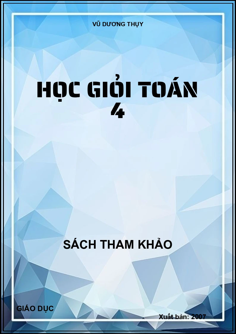 HỌC GIỎI TOÁN 4