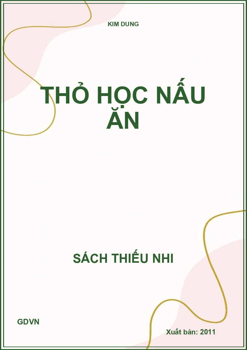 THỎ HỌC NẤU ĂN