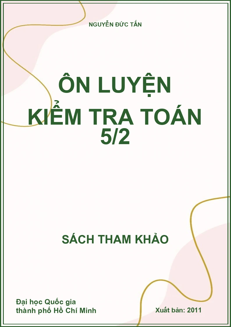 Ôn Luyện Kiểm Tra Toán 5/2