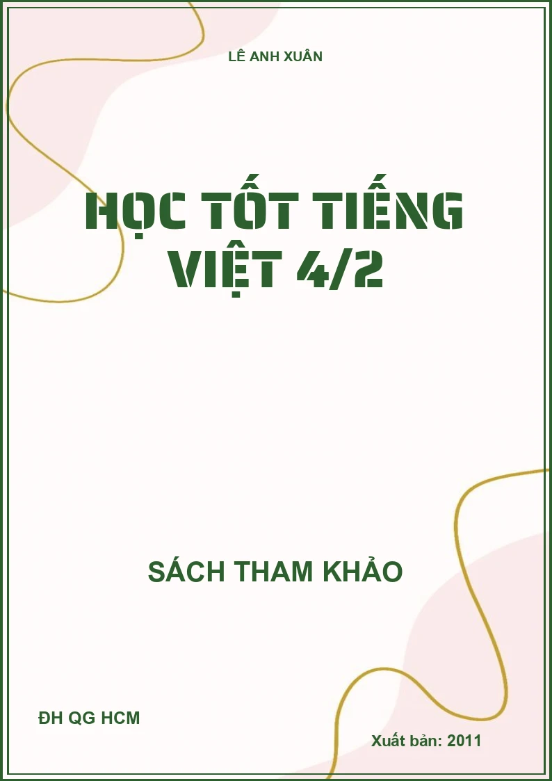 HỌC TỐT TIẾNG VIỆT 4/2