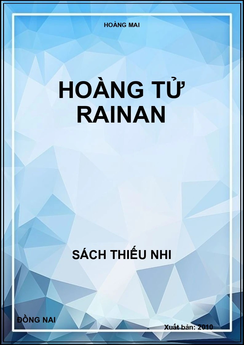 HOÀNG TỬ RAINAN