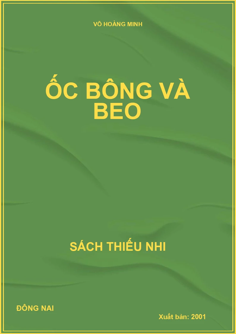 ỐC BÔNG VÀ BEO