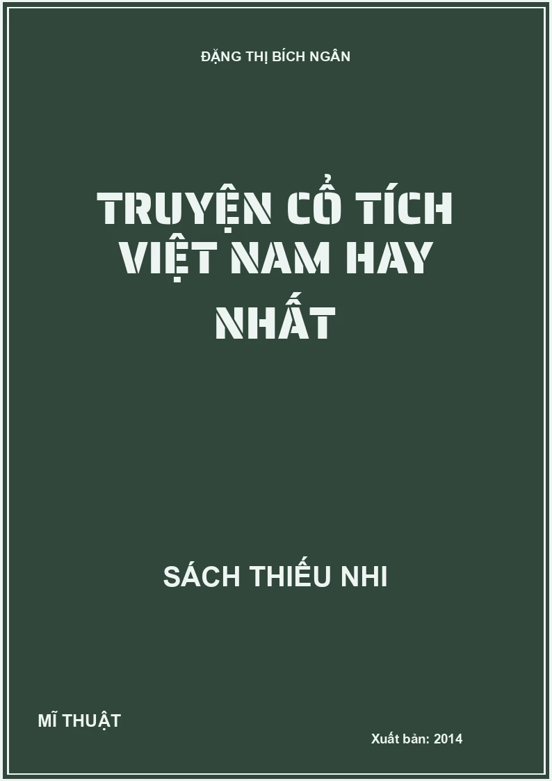 TRUYỆN CỔ TÍCH VIỆT NAM HAY NHẤT