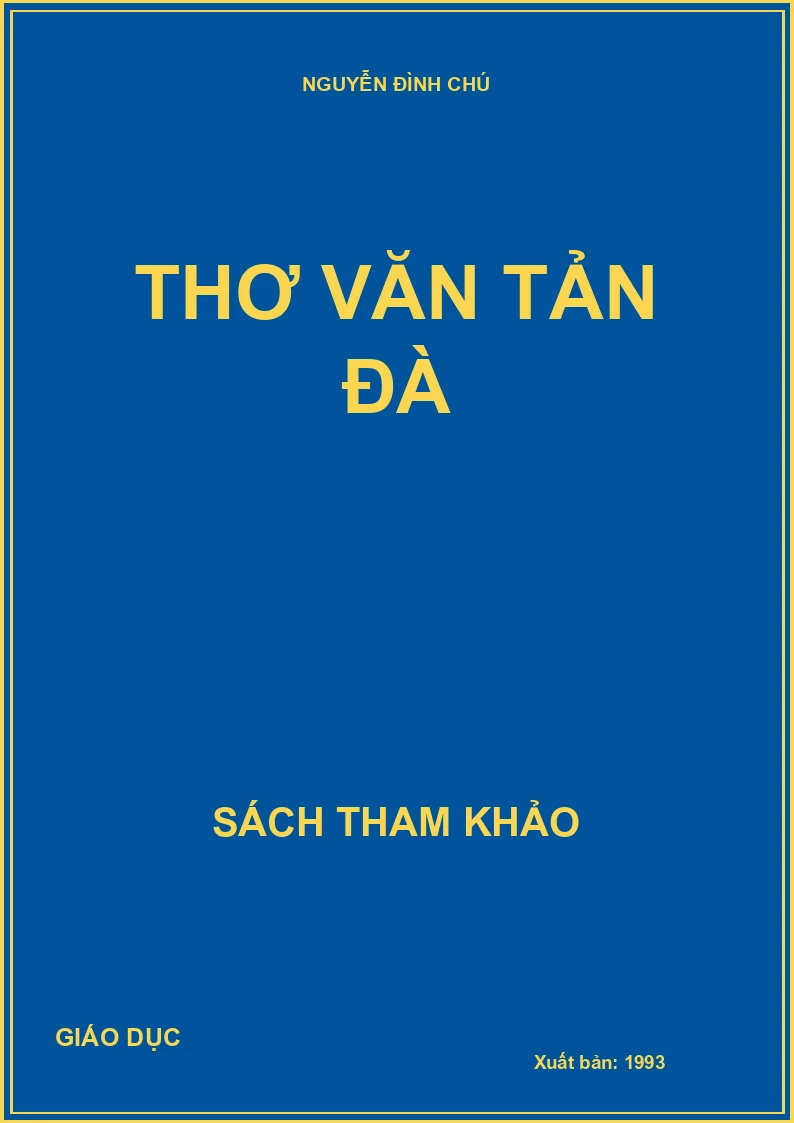 THƠ VĂN TẢN ĐÀ