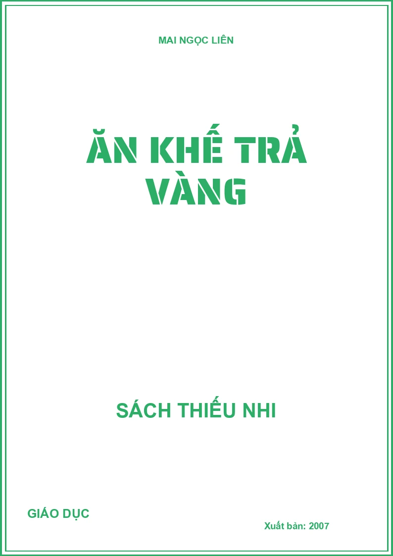 ĂN KHẾ TRẢ VÀNG
