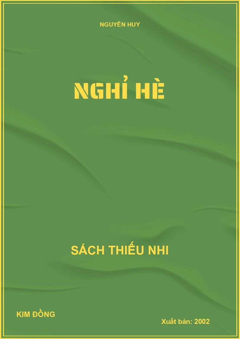 NGHỈ HÈ
