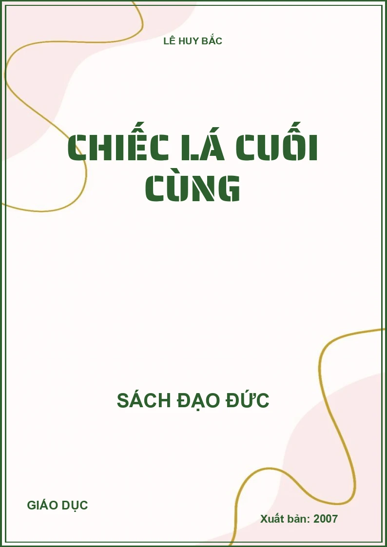 CHIẾC LÁ CUỐI CÙNG