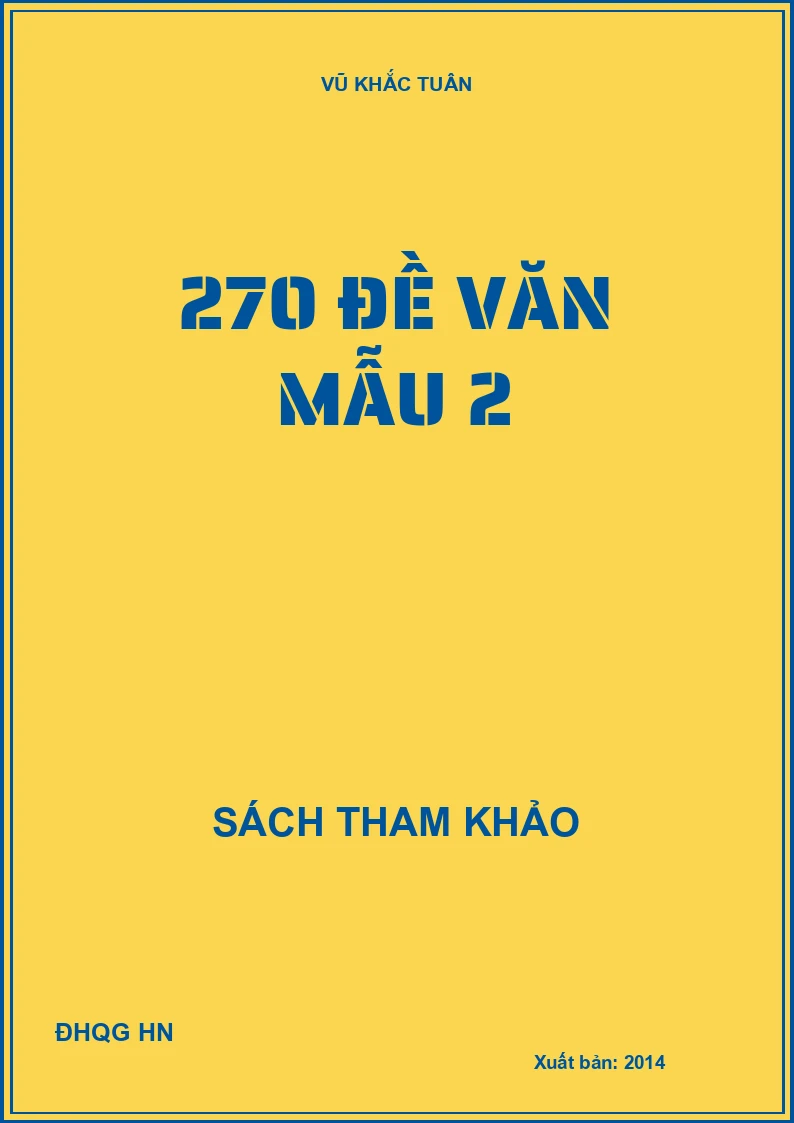 270 ĐỀ VĂN MẪU 2