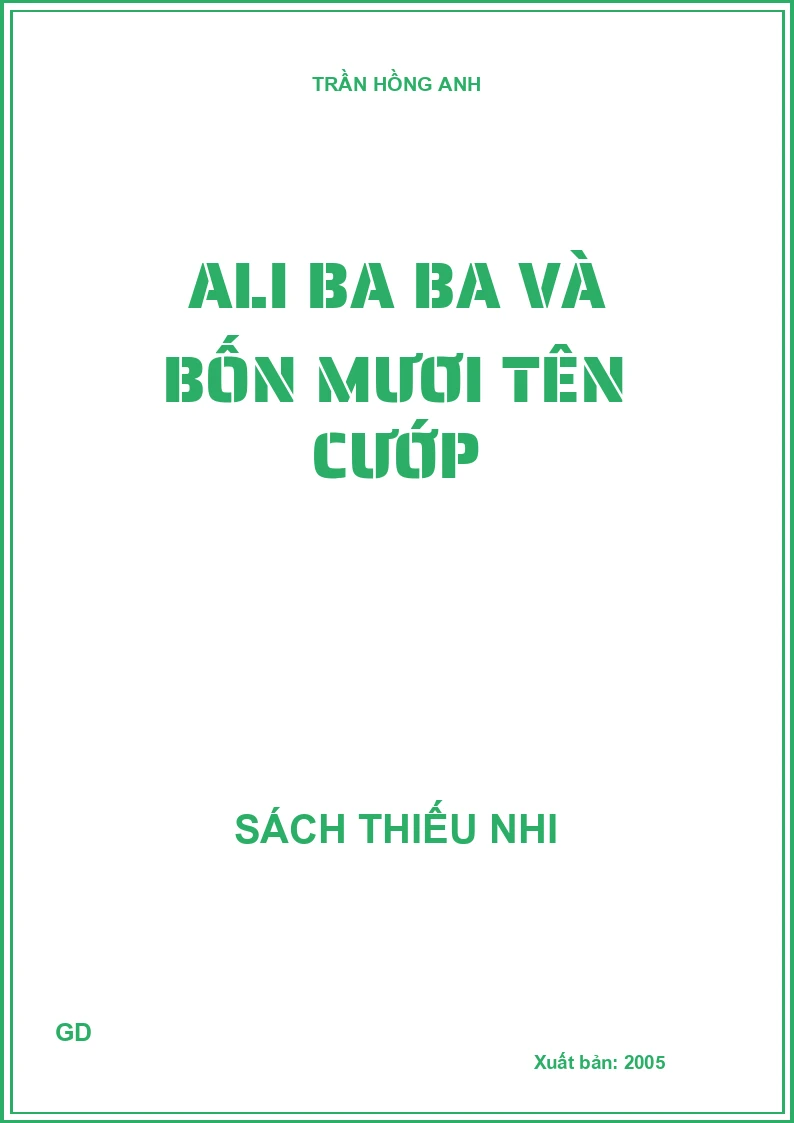 ALI BA BA VÀ BỐN MƯƠI TÊN CƯỚP