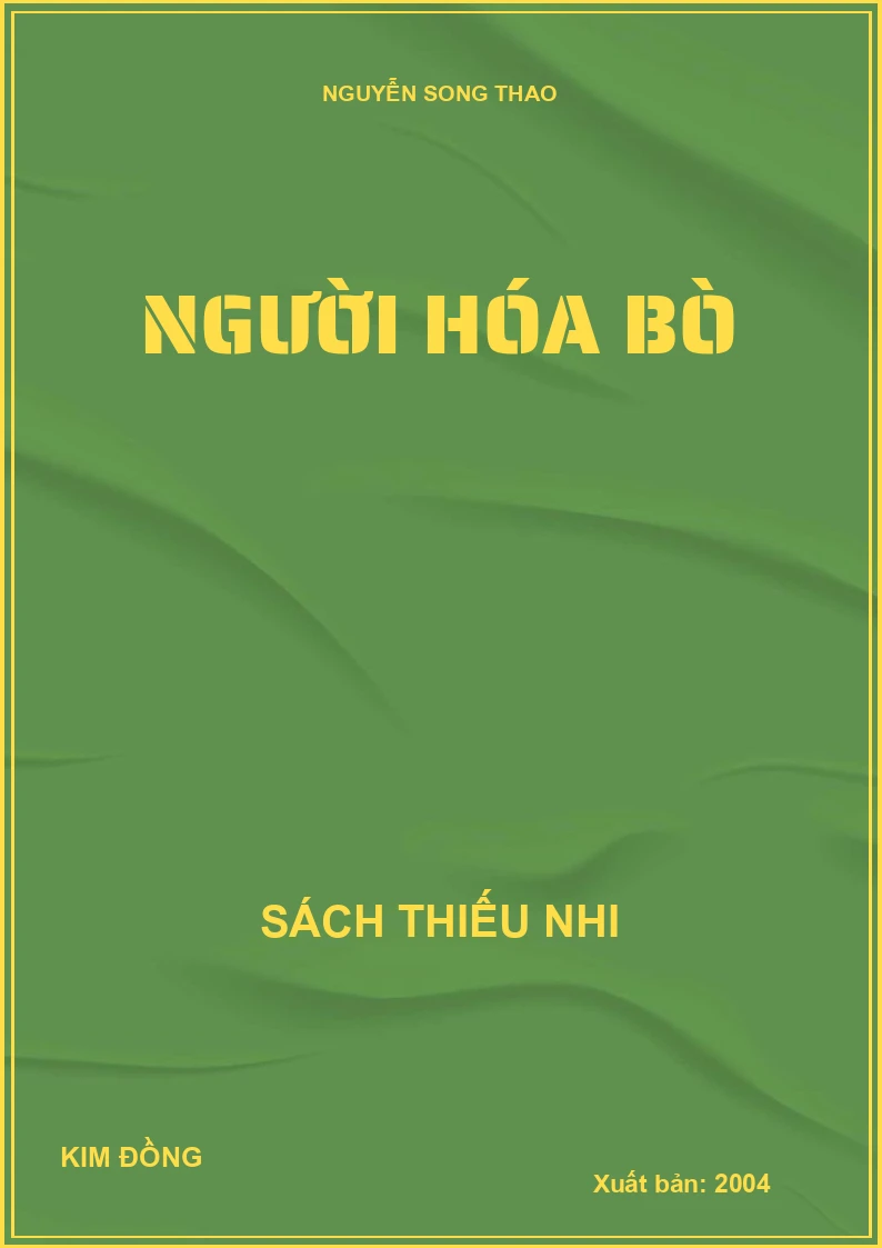 NGƯỜI HÓA BÒ