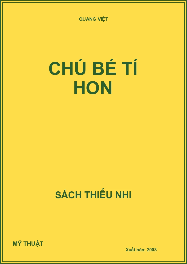 CHÚ BÉ TÍ HON