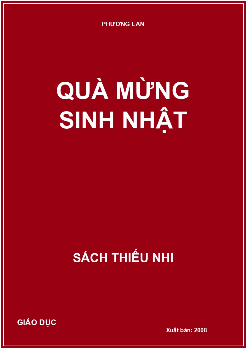 QUÀ MỪNG SINH NHẬT