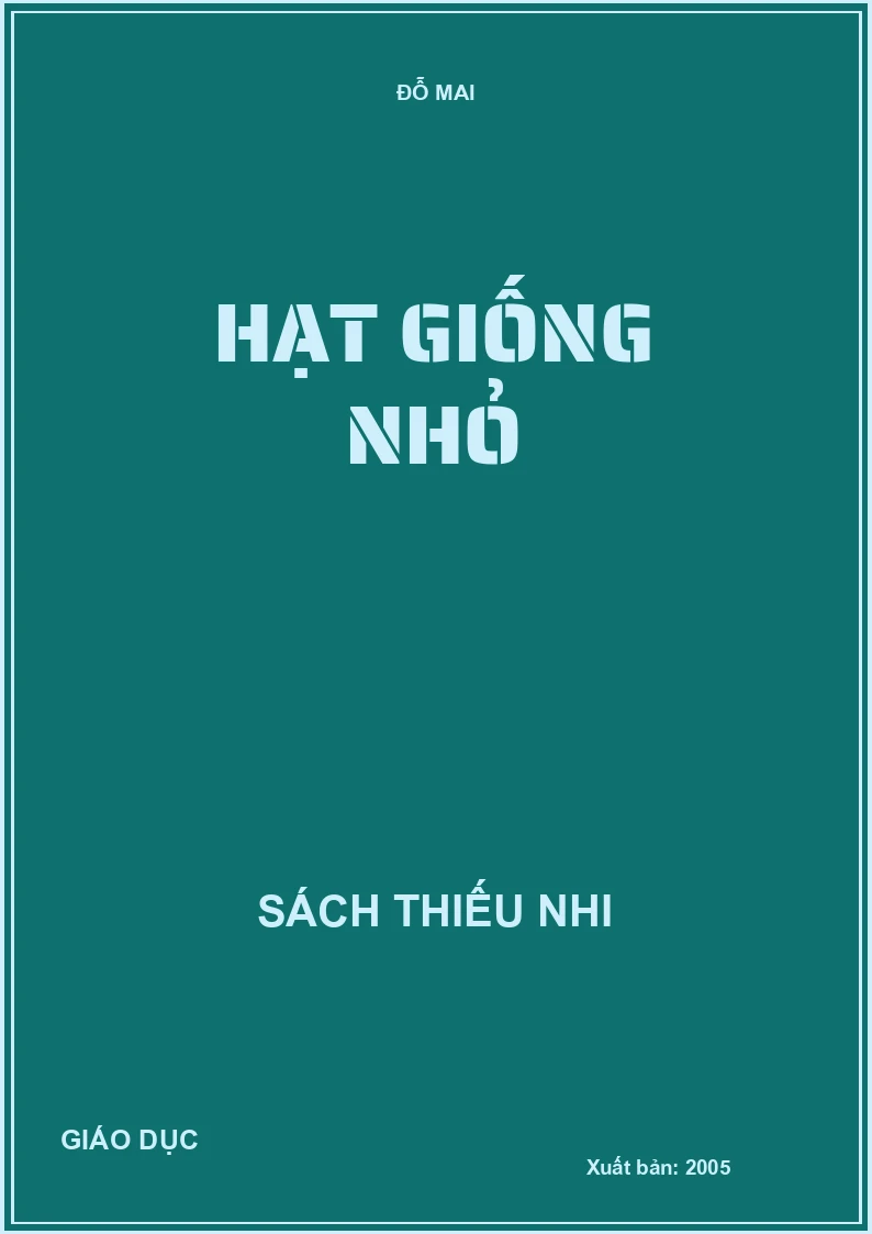 HẠT GIỐNG NHỎ