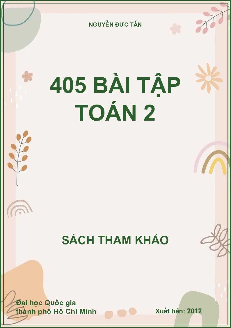 405 Bài Tập Toán 2