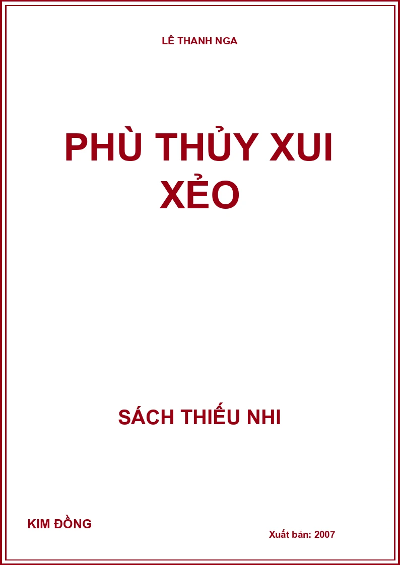 PHÙ THỦY XUI XẺO