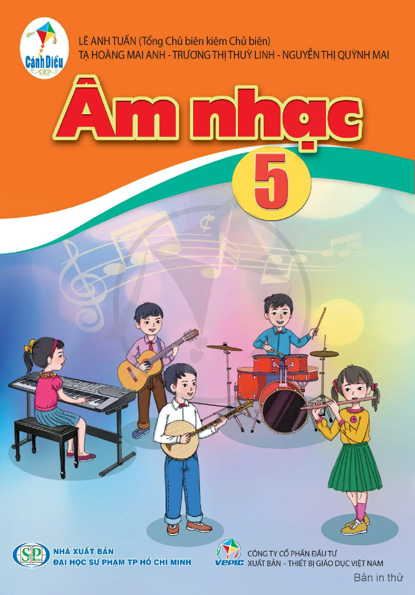 Sách Giáo Khoa Âm nhạc 5 - Cánh Diều