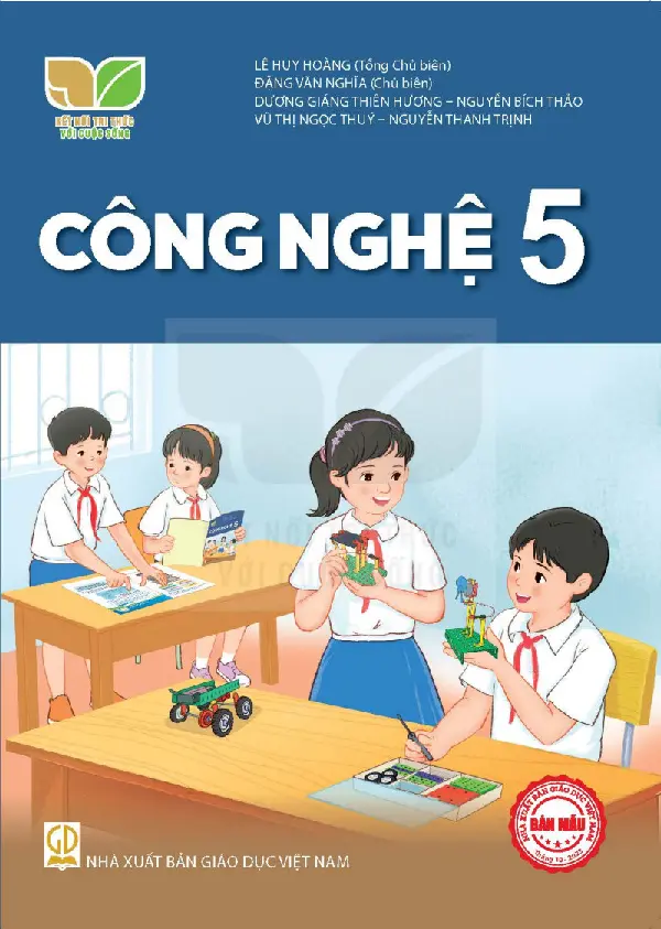 Sách giáo khoa Công nghệ 5 - Kết Nối Tri Thức