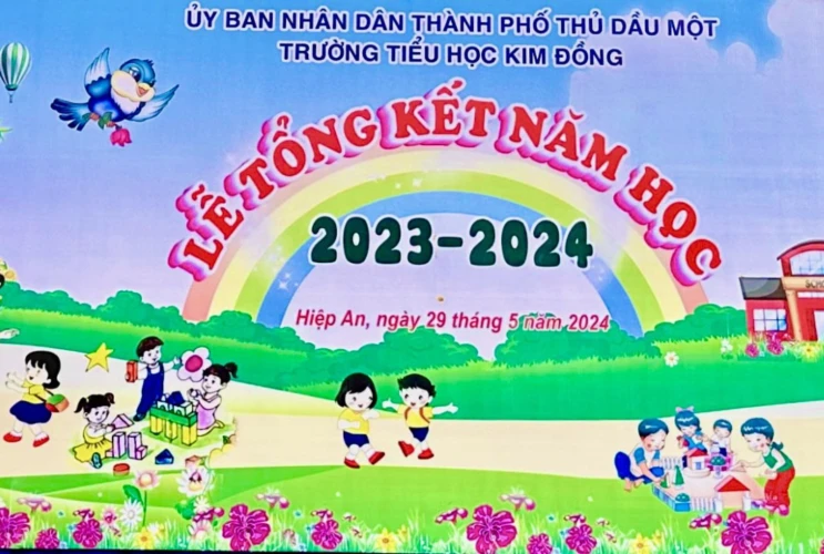 Trường Tiểu học Kim Đồng long trọng tổ chức "Lễ tổng kết năm học 2023-2024"
