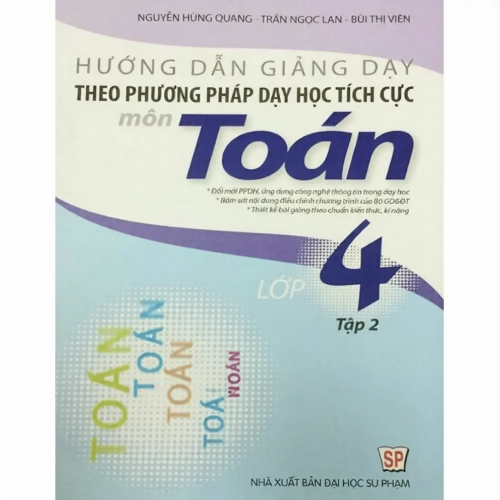 Hướng Dẫn Giảng Dạy Theo Phương Pháp Dạy Học Tích Cực - Toán 4 tập 2