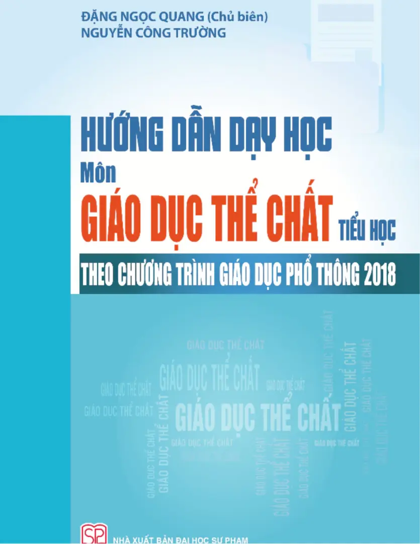 Hướng dẫn dạy học môn Giáo dục thể chất