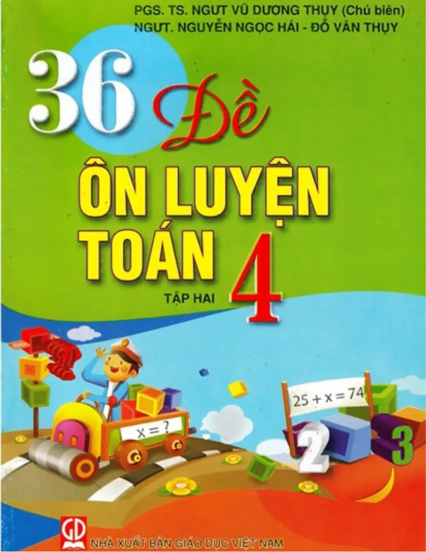 36 đề ôn luyện Toán 4/2