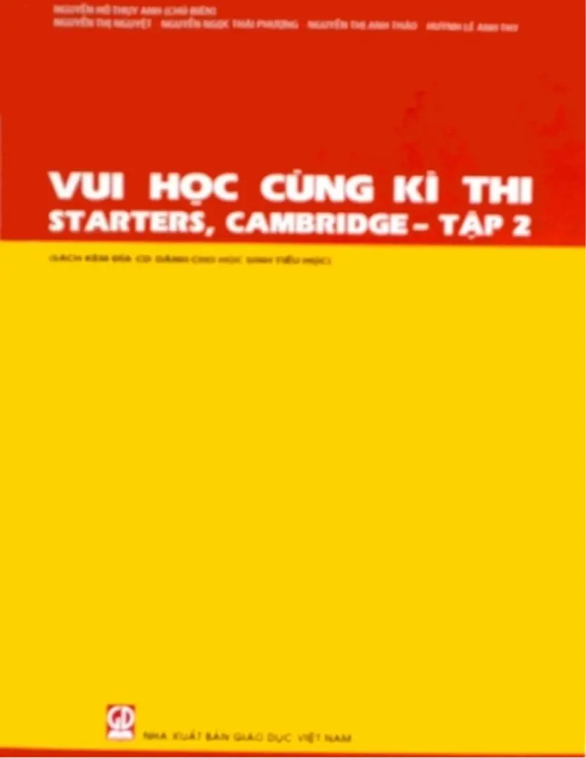 Vui học cùng kỳ thi starters cambirgde tập 2