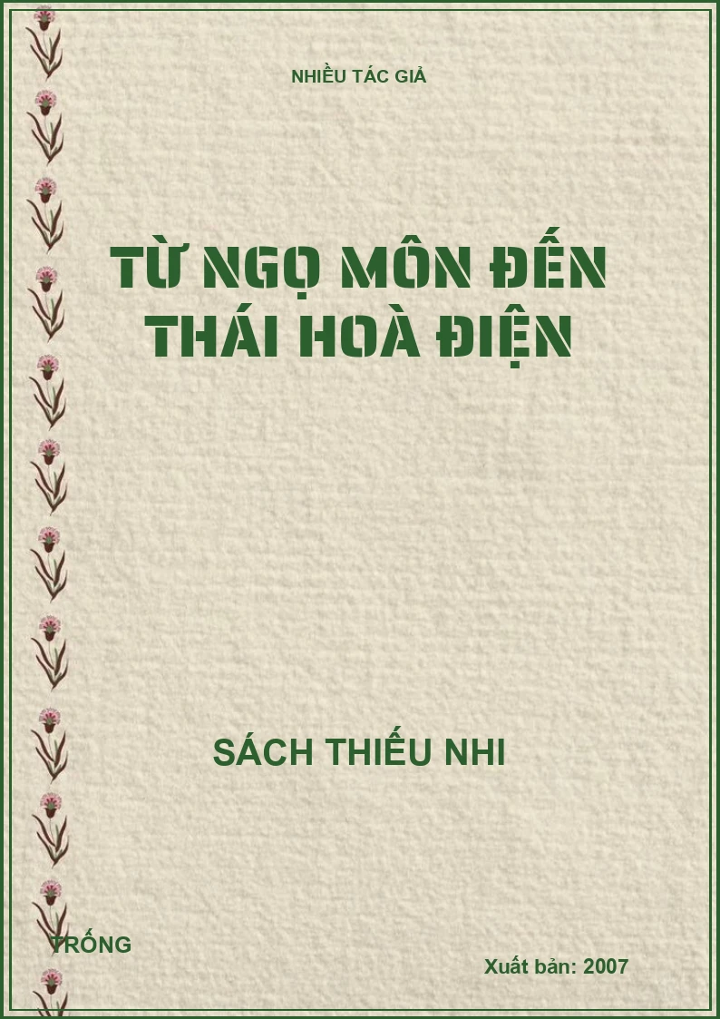 Từ Ngọ môn đến Thái Hoà Điện