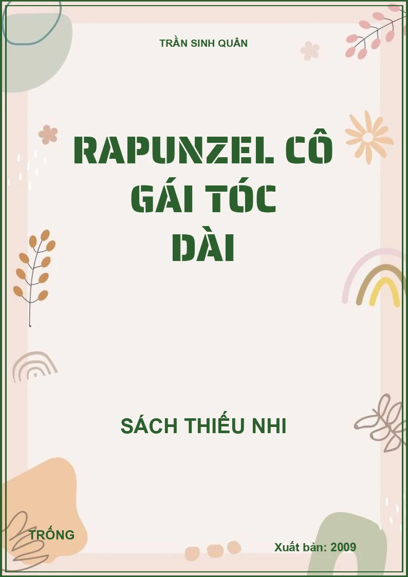 Rapunzel cô gái tóc dài