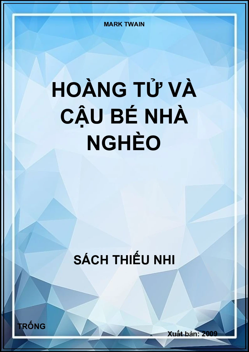 Hoàng tử và cậu bé nhà nghèo