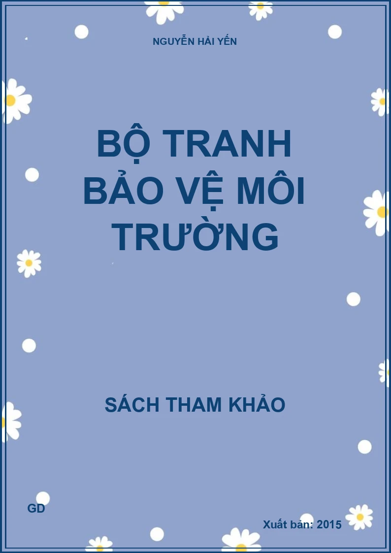 Bộ tranh bảo vệ môi trường